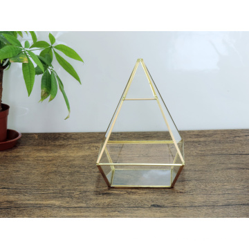 2017 nouvelle arrivée décoration de la maison terrarium en verre géométrique